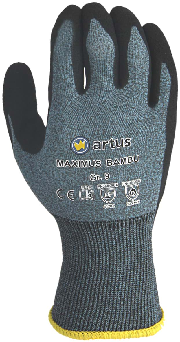 Bild von artus® MAXIMUS BAMBU, 3D 15 Gauge Strickhandschuh