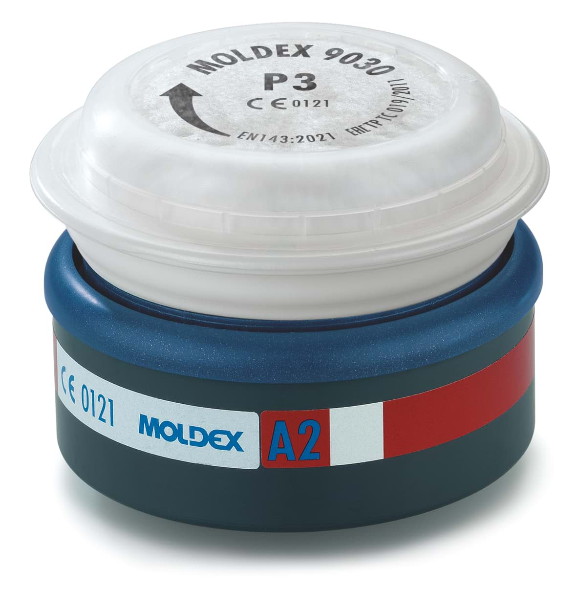 Bild von Moldex Kombifilter 9230 EasyLock® A2P3 – Höchster Kombinationsschutz.