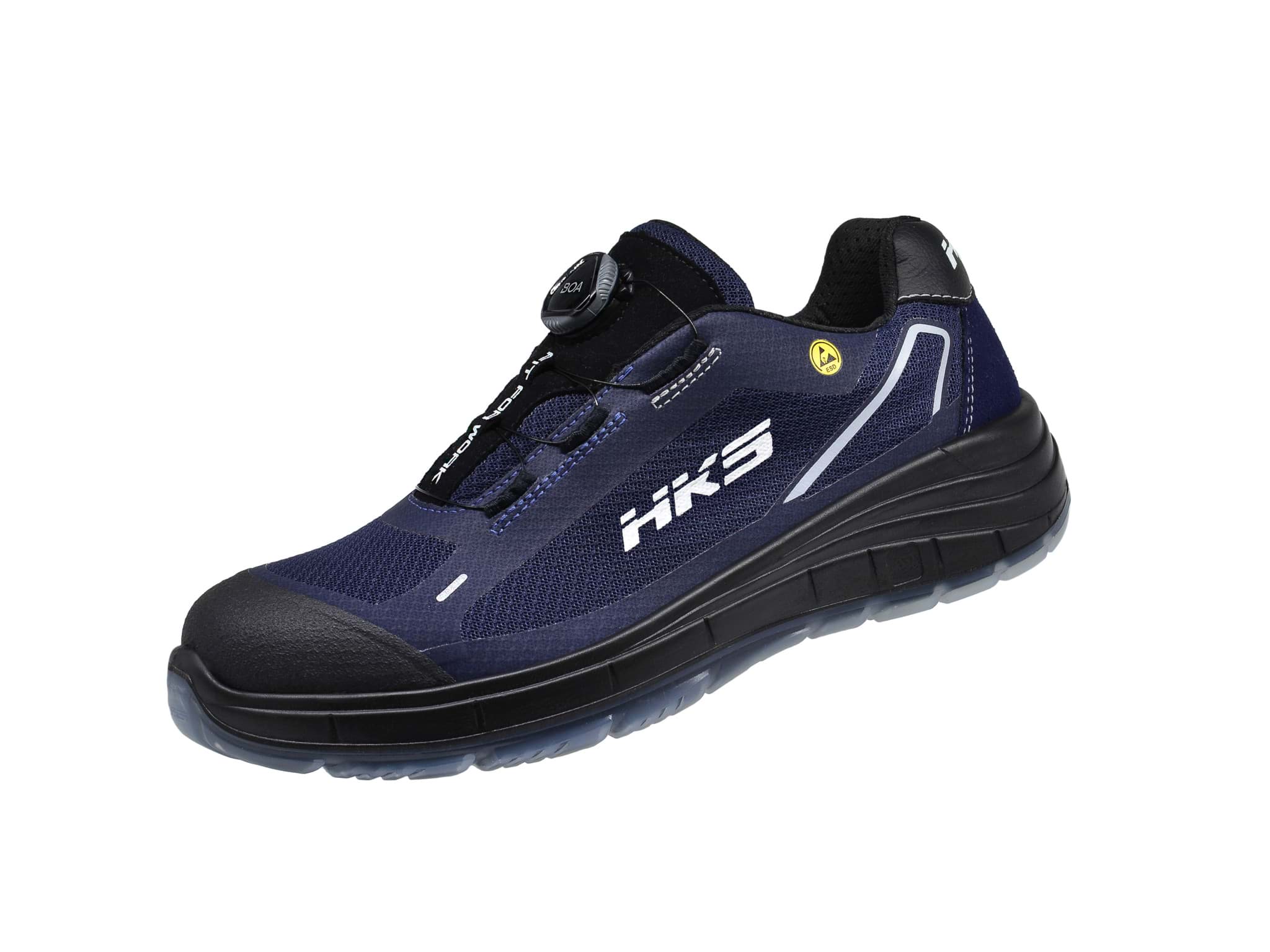 HKS® BOA 2 BTP 102182, Herren Sicherheits-halbschuh S1P mit ESD Ausstattung und original Boa® Verschluß